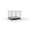 Palle | serie 50116 | Opbevaringskurv robust st�lkurv, kan fastg�res til stabelpalle 50116, kurven fastg�res til stabelpallens forside uden brug af v�rkt�j, med automatisk l�sning indvendige m�l p� tr�dnet: l�ngde: 0,70 m, bredde: 0,78 m, h�jde: 0,53 m